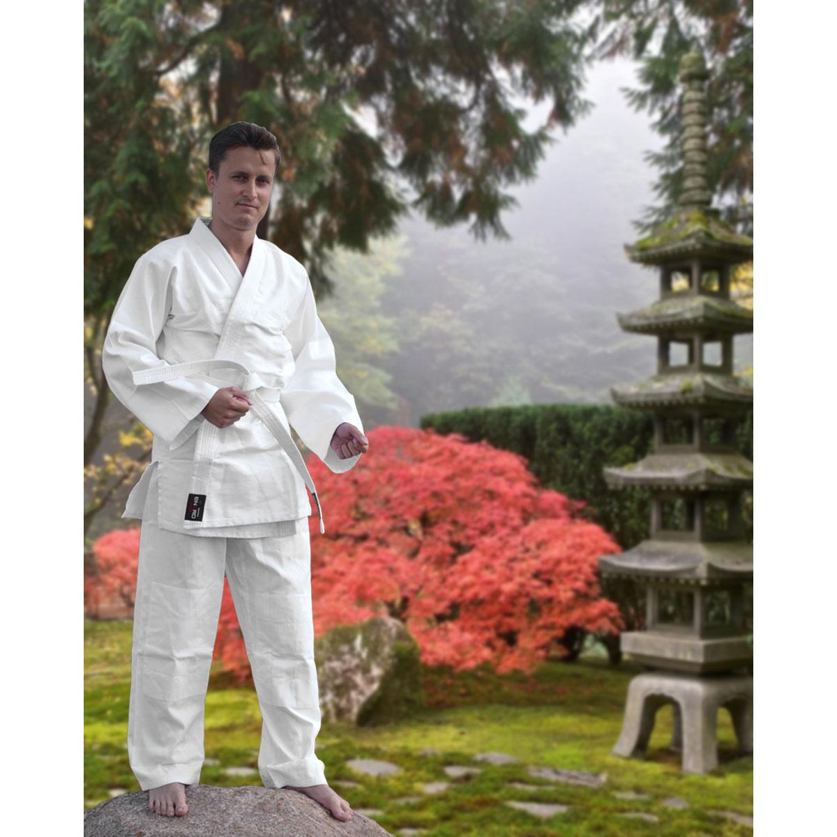 Kimono Enero Judo Aikido 140cm Baltas