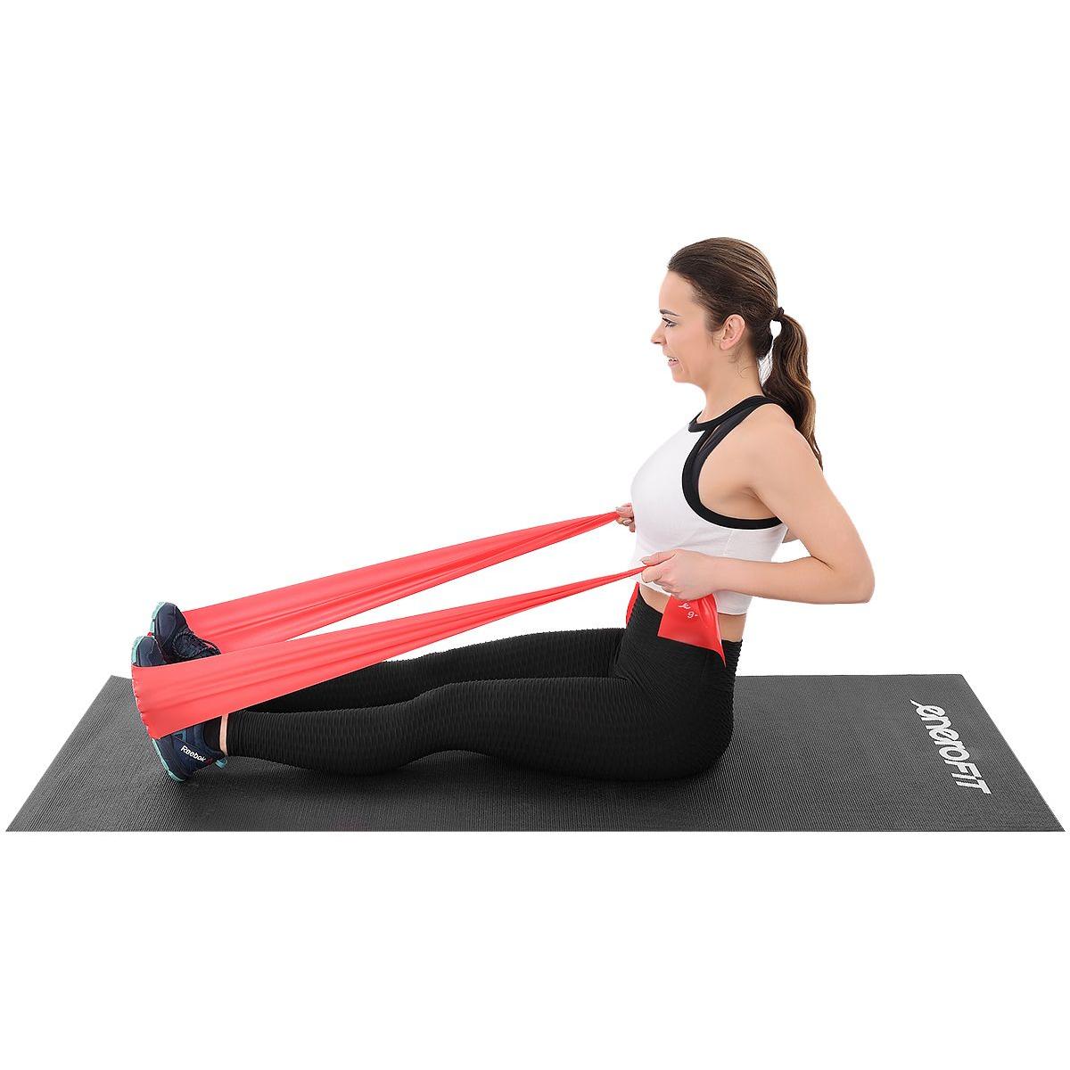 Pilates Training Band 2000x150x0.40mm 10-15kg Green
