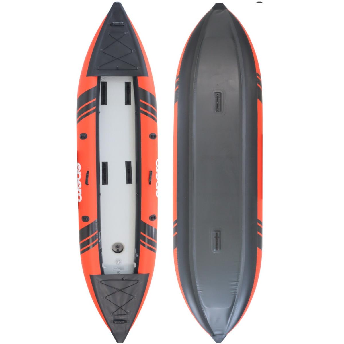2 Asmenų Baidarių Rinkinys 385x96x42 Cm Laminuotas Pvc 200 Kg Enero