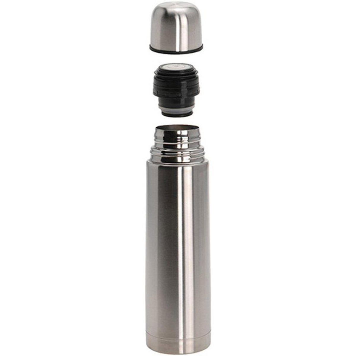 Kelioninis Termosas 1000 Ml Su 2 Puodeliais Sidabrinis