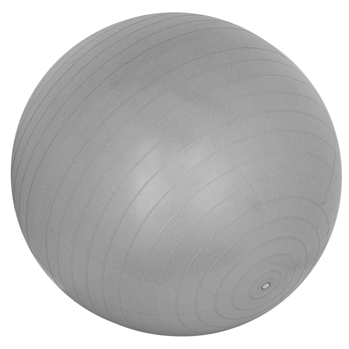 Gimnastikos Kamuolys 75 Cm, Apsaugotas Nuo Sprogimo, Pilkas