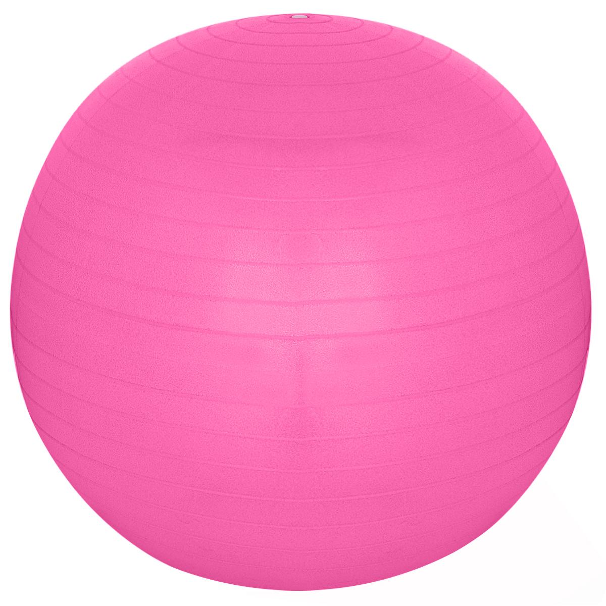 Gimnastikos Kamuolys Fitnesui 65cm Antiburst Rožinės Spalvos