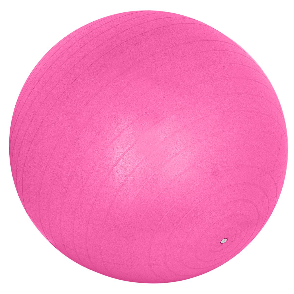 Gimnastikos Kamuolys Fitnesui 65cm Antiburst Rožinės Spalvos
