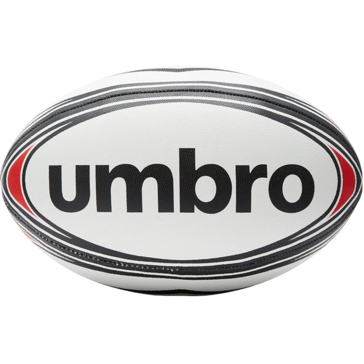 Umbro Rugby Ball 26762u R.5 Baltas/raudonas/juodas