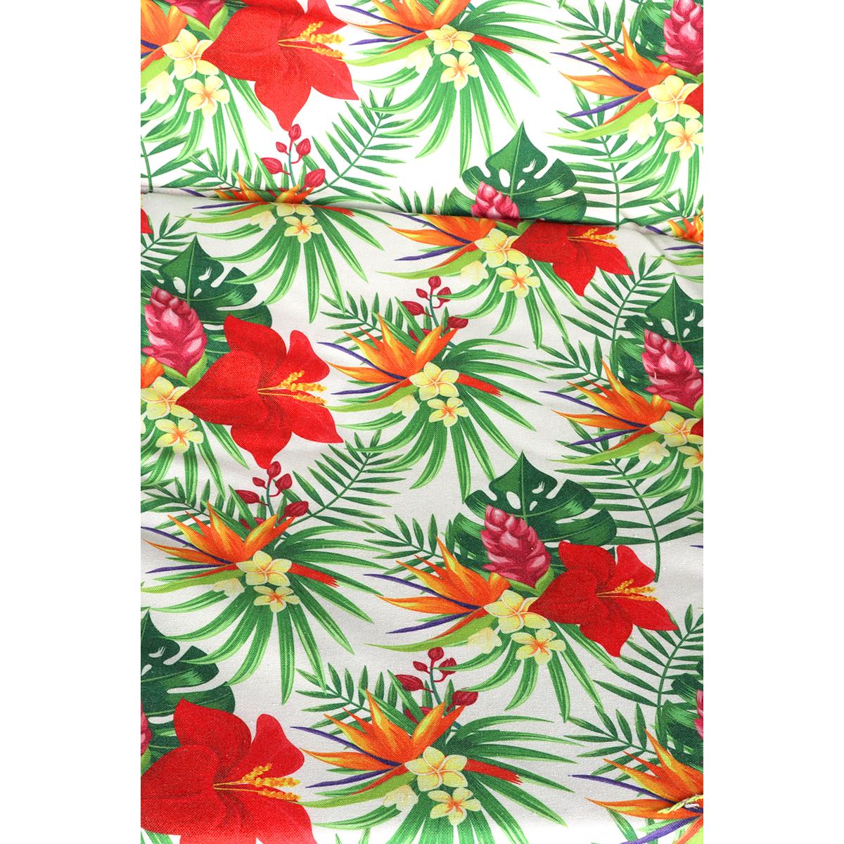 Brazilijos Vėžinė Sėdėlė Hamak 100x50cm Nature Su Tropikos Džungai Push Pagalvėlė