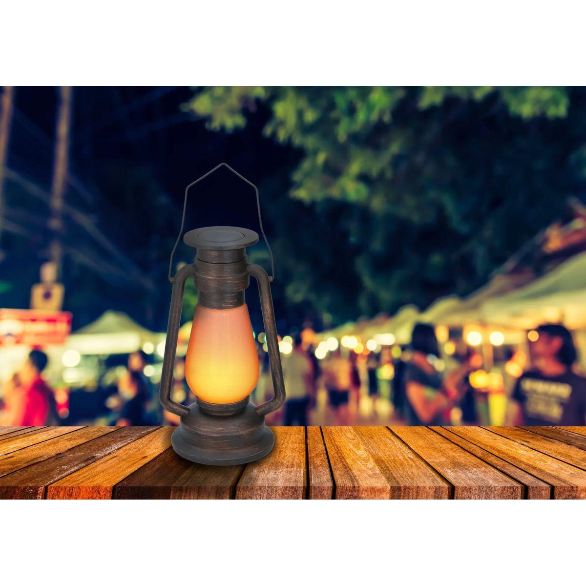 Retro Saulės Lempa šokančios Liepsnos 54 Led Smd
