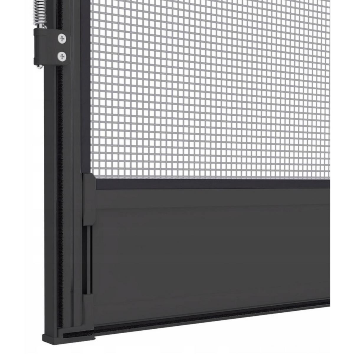 Alu Durų Tinklelis Nuo Uodų 100x215 Antracito Spalvos Proline