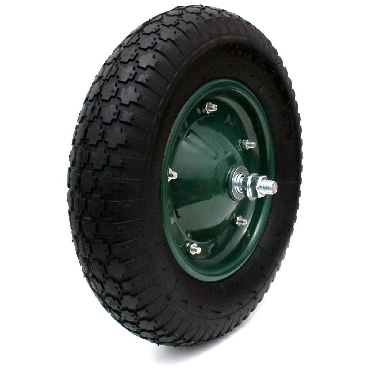 Sodo Vežimėlio Ratas 38cm 4pr 4.00-8 Pripūstas