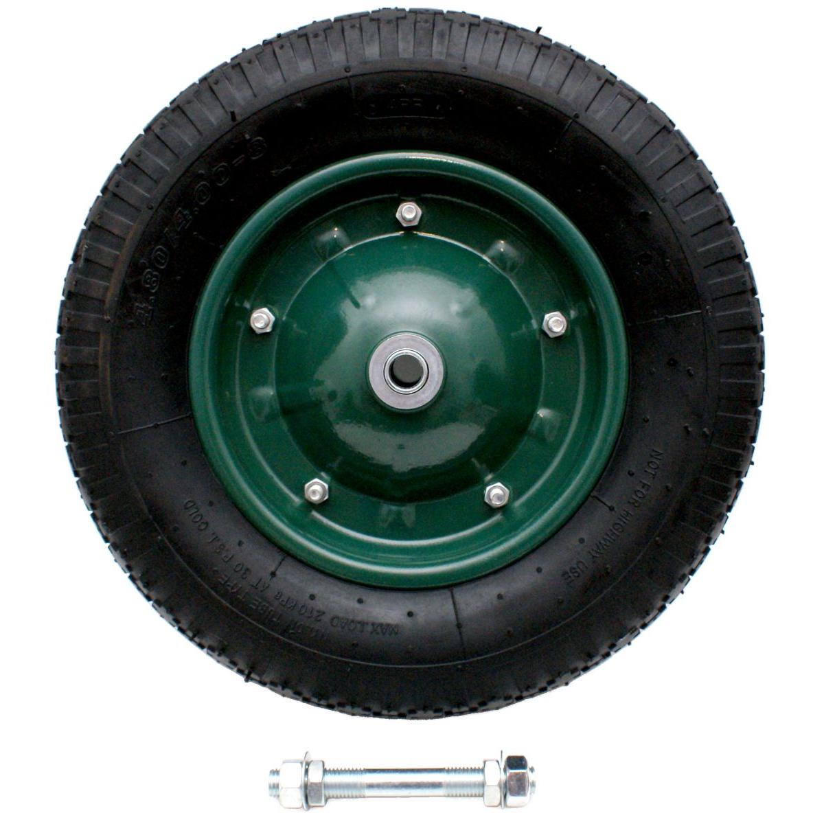 Sodo Vežimėlio Ratas 38cm 4pr 4.00-8 Pripūstas