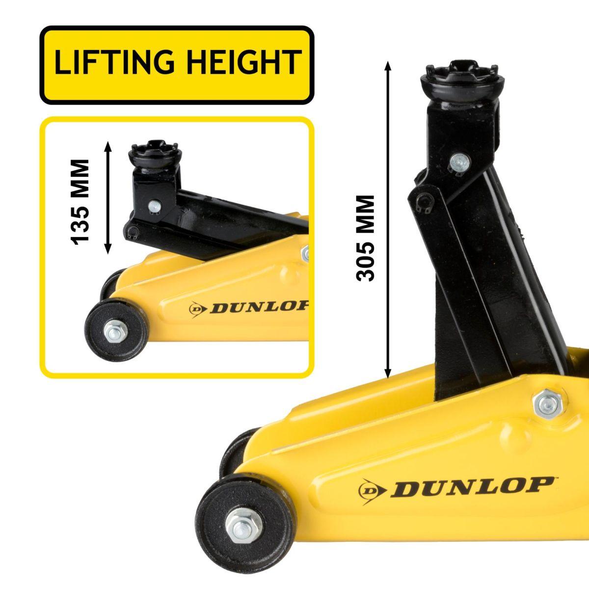 Automobilinis Domkratas Hidraulinis Varveklis Dunlop 2000kg