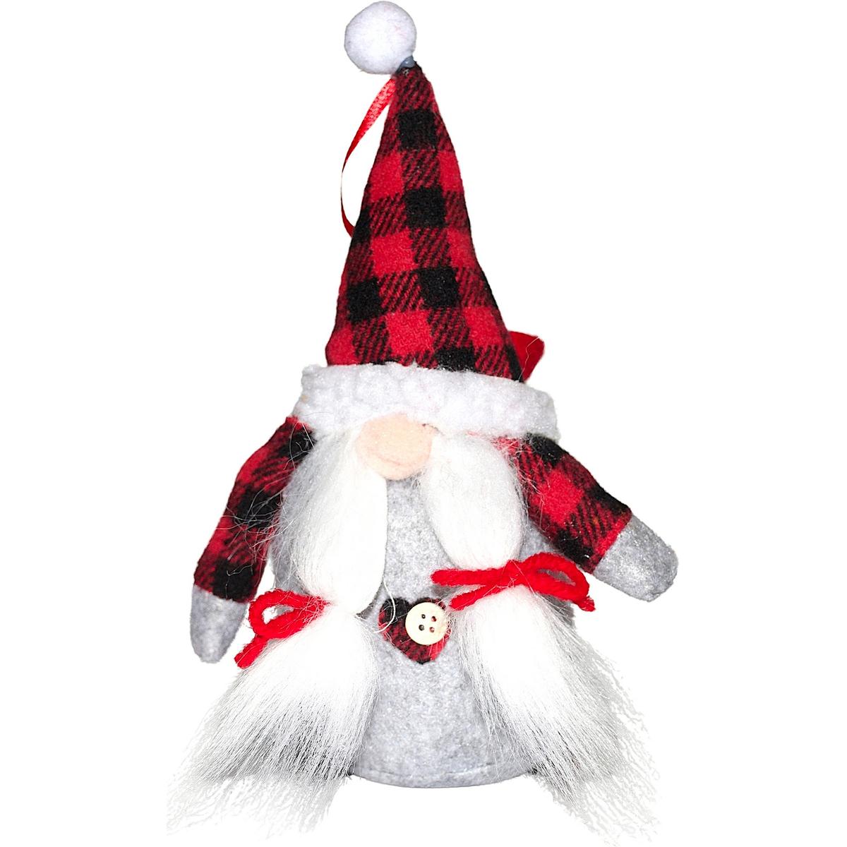 Dekoratyvinis Santa Claus Su Dovanų Maišeliu 20cm Mergaitė
