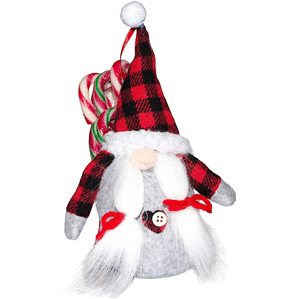 Dekoratyvinis Santa Claus Su Dovanų Maišeliu 20cm Mergaitė