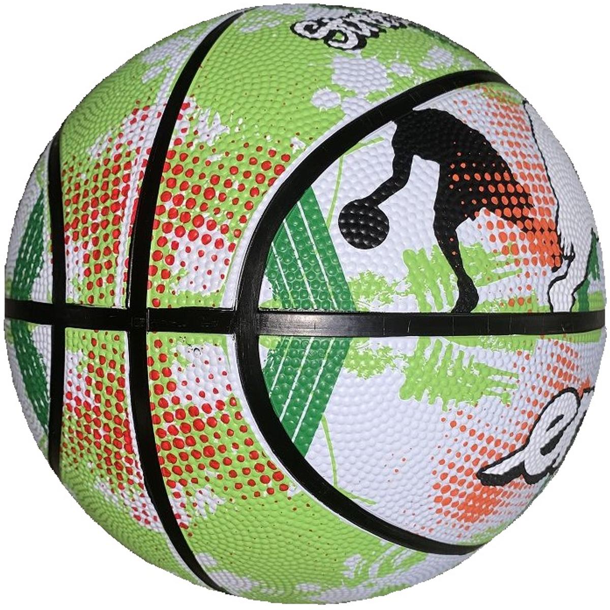 Krepšinio Kamuolys Enero Solid R.7 Green And White