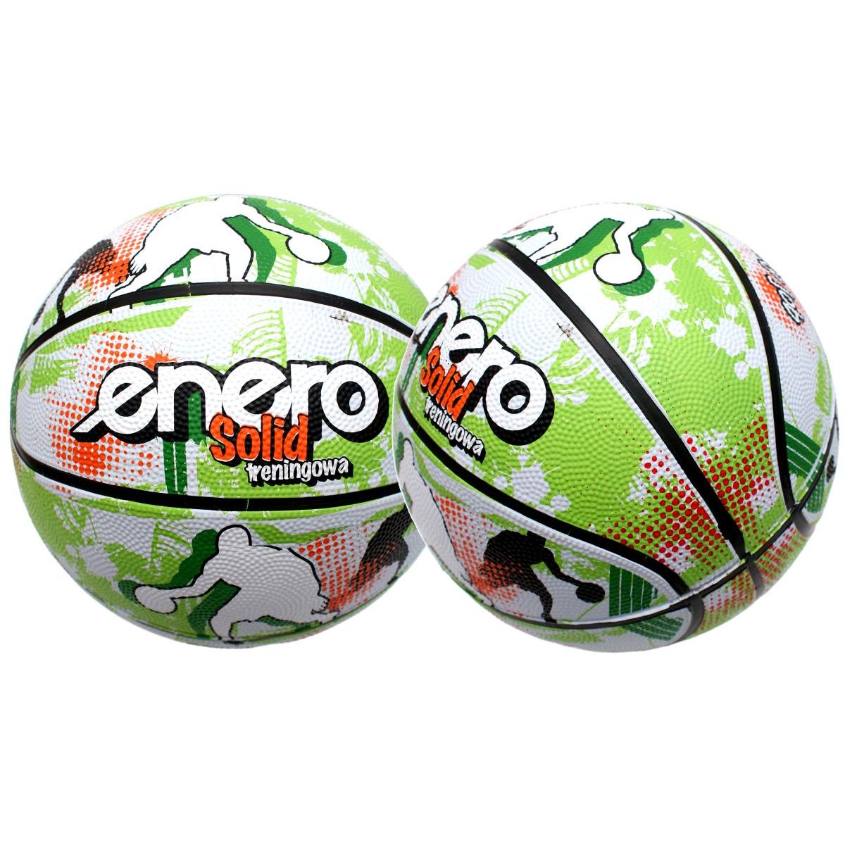 Krepšinio Kamuolys Enero Solid R.7 Green And White