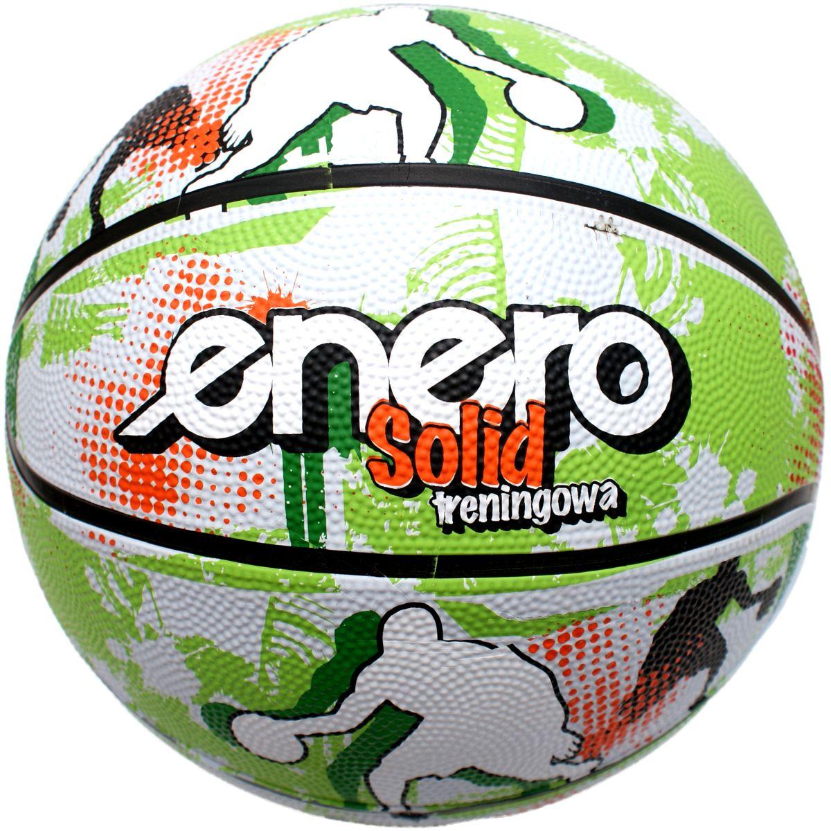 Krepšinio Kamuolys Enero Solid R.7 Green And White