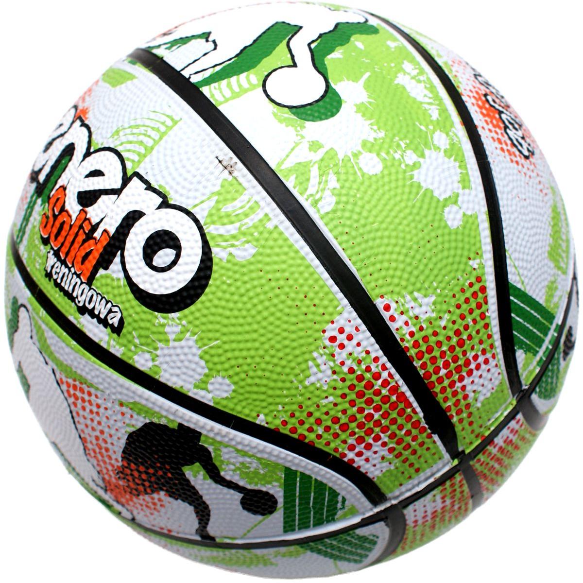 Krepšinio Kamuolys Enero Solid R.7 Green And White