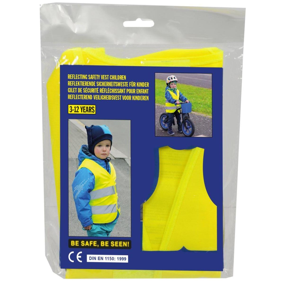šviesą Atspindinti Liemenė Vaikams Dunlop Geltona