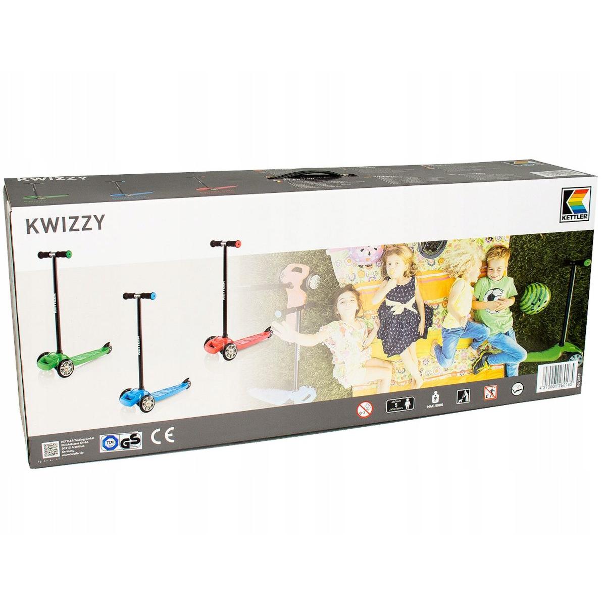 Kettler Kwizzy 3 Ratų Balansinis Paspirtukas žalias