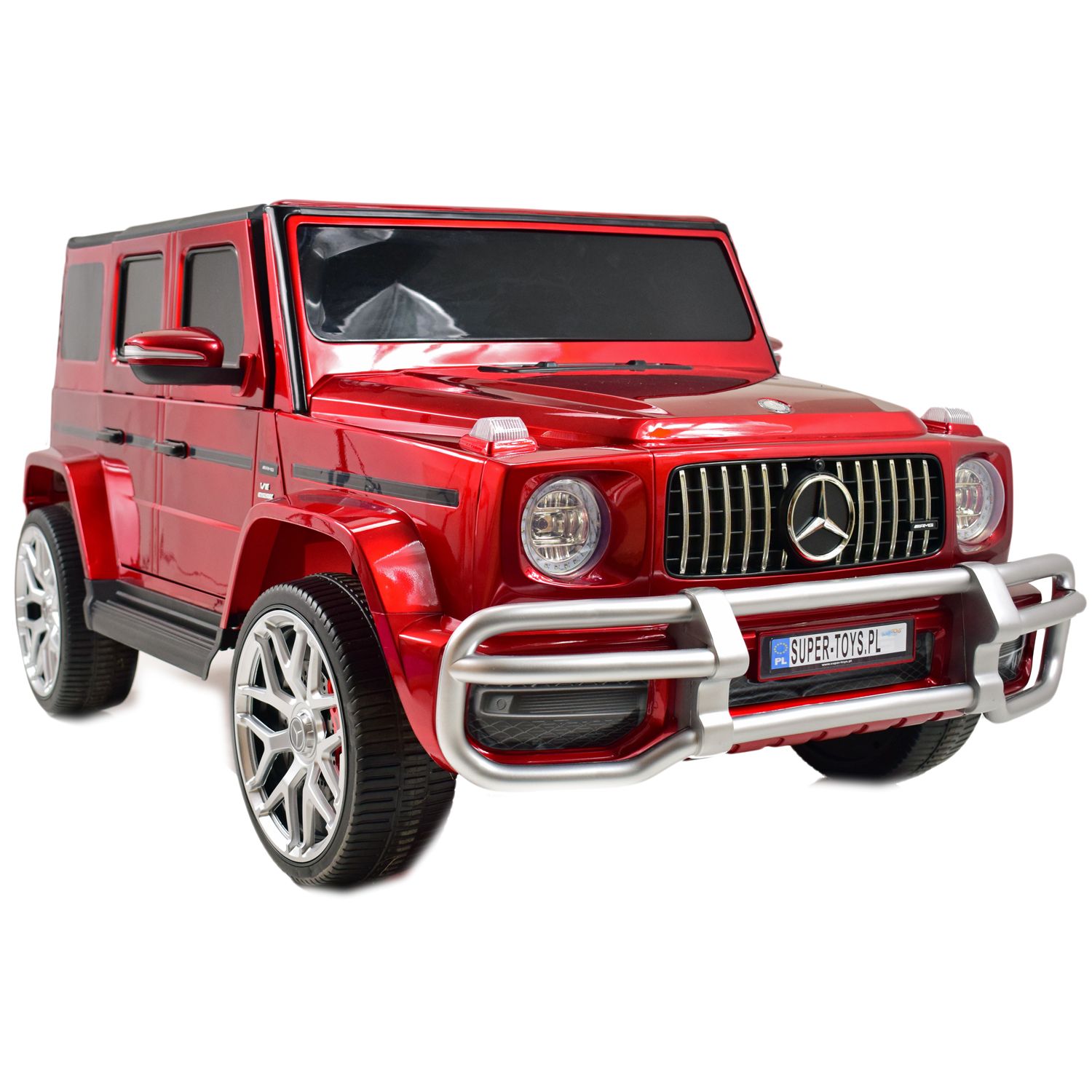 Mercedes G63 Amg 2 Vaikams, 24v, 4x4, Minkšti Eva Ratlankiai, Minkšta Sėdynė, Poliruotas Lakas, Pilna Komplektacija/s-307
