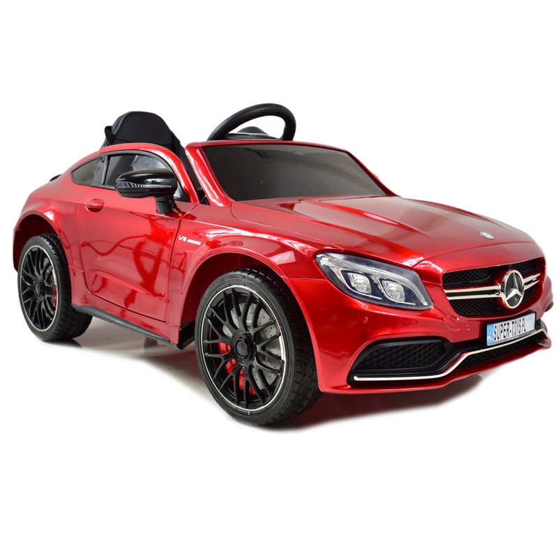 Mercedes C 63 S Coupe, Minkšta Sėdynė , Minkšti Ratai, Esw Sistema, 5 Taškų Saugos Diržai /qy-1588