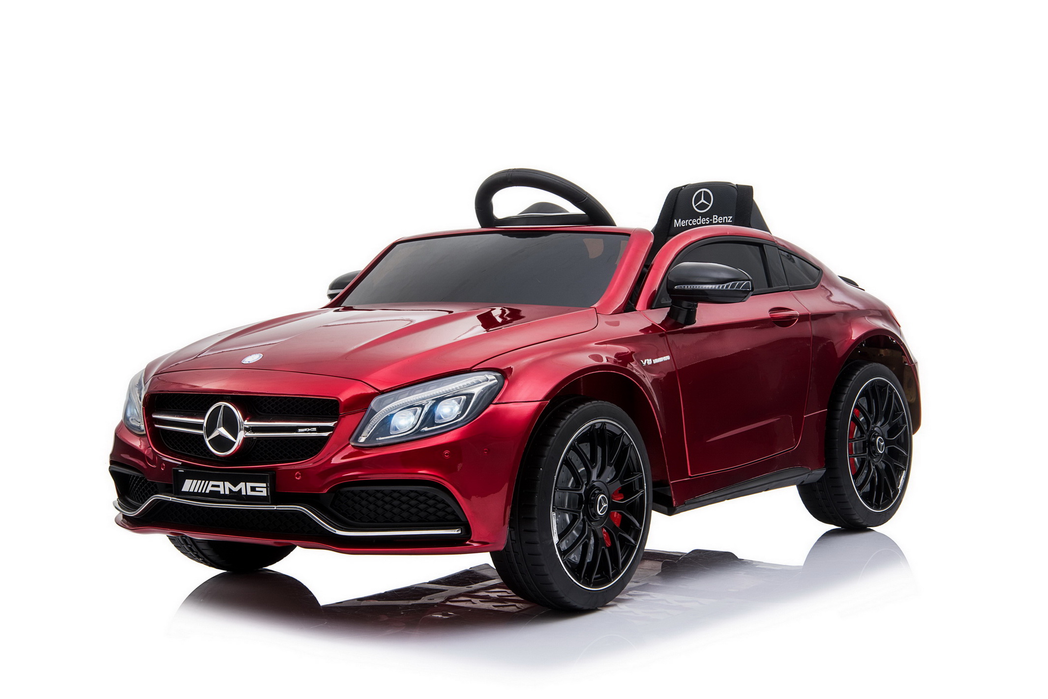 Mercedes C 63 S Coupe, Minkšta Sėdynė , Minkšti Ratai, Esw Sistema, 5 Taškų Saugos Diržai /qy-1588