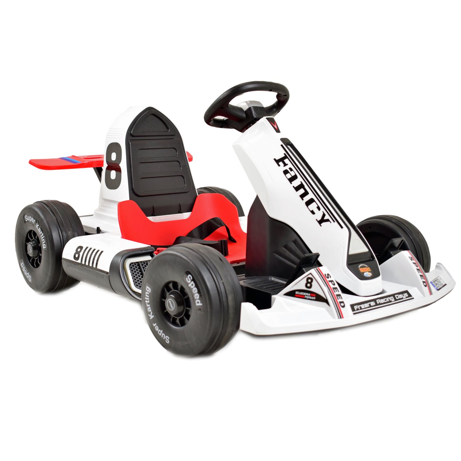 Greitas Išgalvotas Kartingas, Skirtas 12 V Akumuliatoriui, Reguliuojamas - Išplečiamas Rėmas, Itin Smagusbdq-8