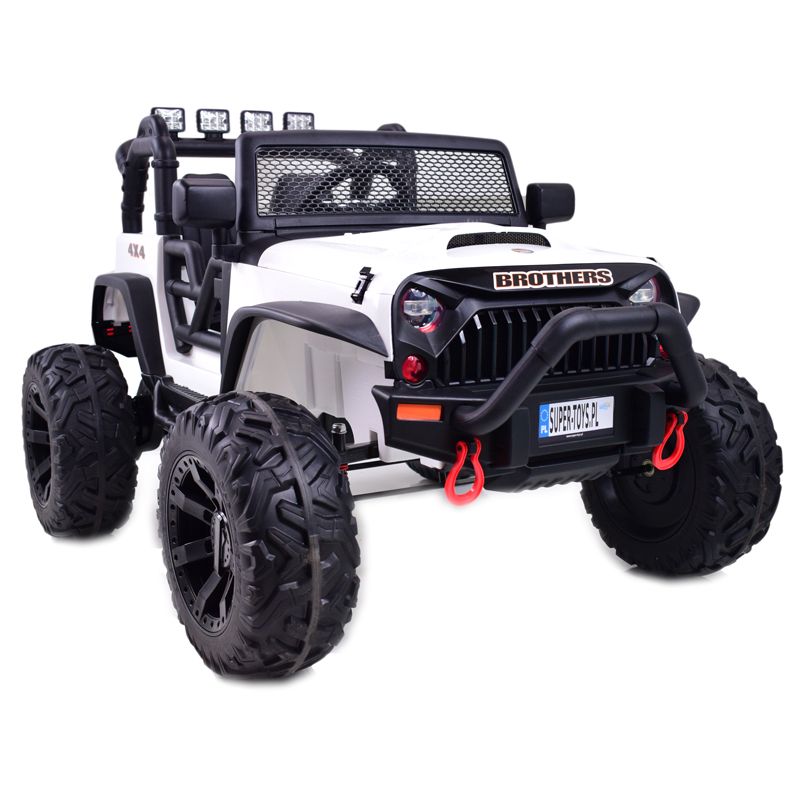 Akumuliatorinis Džipas Brothers , Vairo Stiprintuvas, Minkšti Ratai, Minkšta Sėdynė 24v - 400w/jeep-jc-666