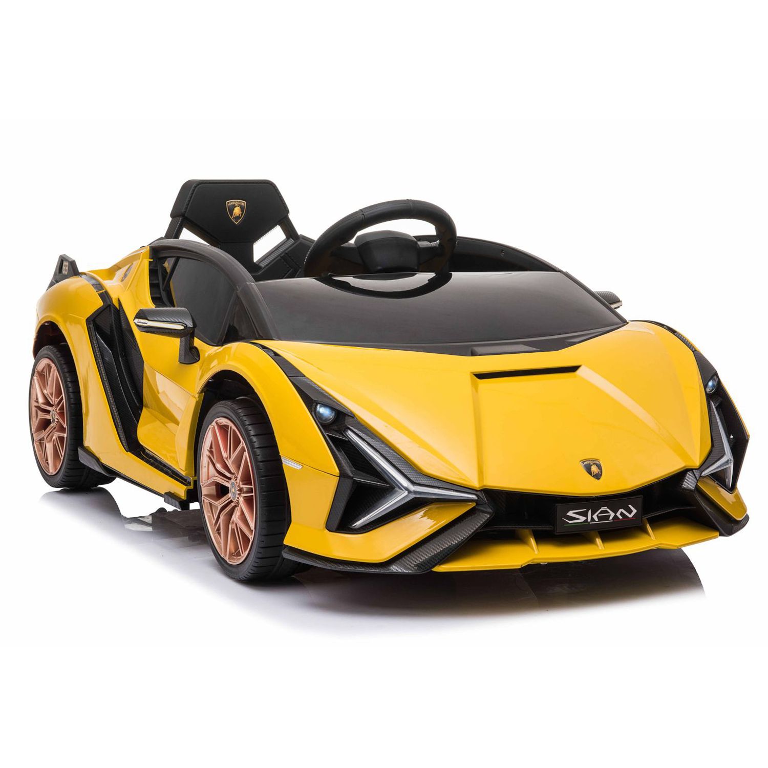 Originalus Lamborghini šienas, Minkšti Ratai, Minkšta Sėdynė, Supimo Funkcija - Pilna Komplektacija /qls6388