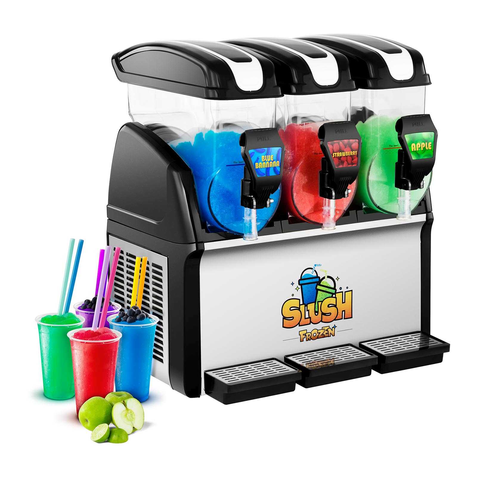 Gėrimų Dozatorius Slush Granita Triple 3x 15l