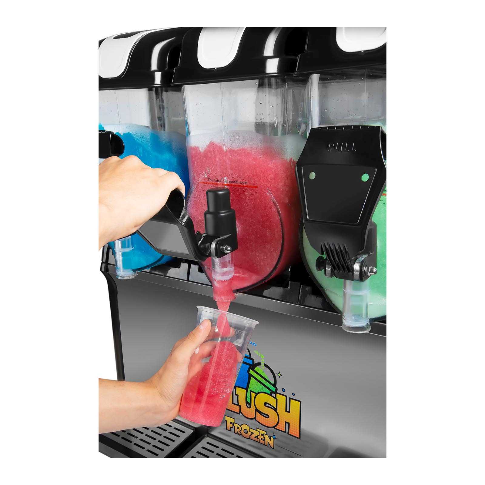 Gėrimų Dozatorius Slush Granita Triple 3x 15l