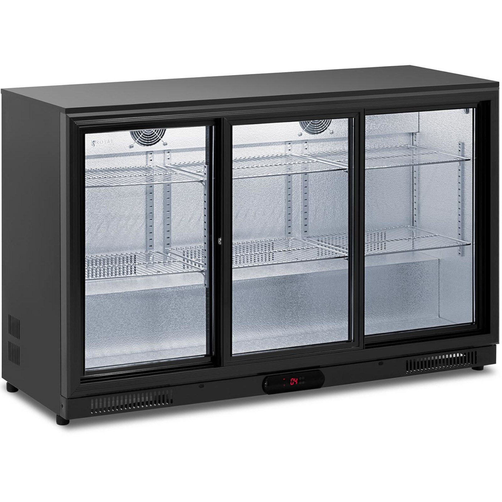 Gėrimų Baro šaldytuvas Su Stikliniu Fasadu 318 L 220 W