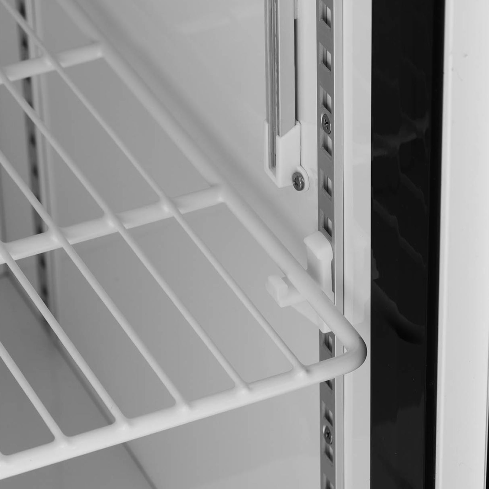 Stiklinė 7 Lentynų šaldymo Spinta 380 L 425 W - Balta