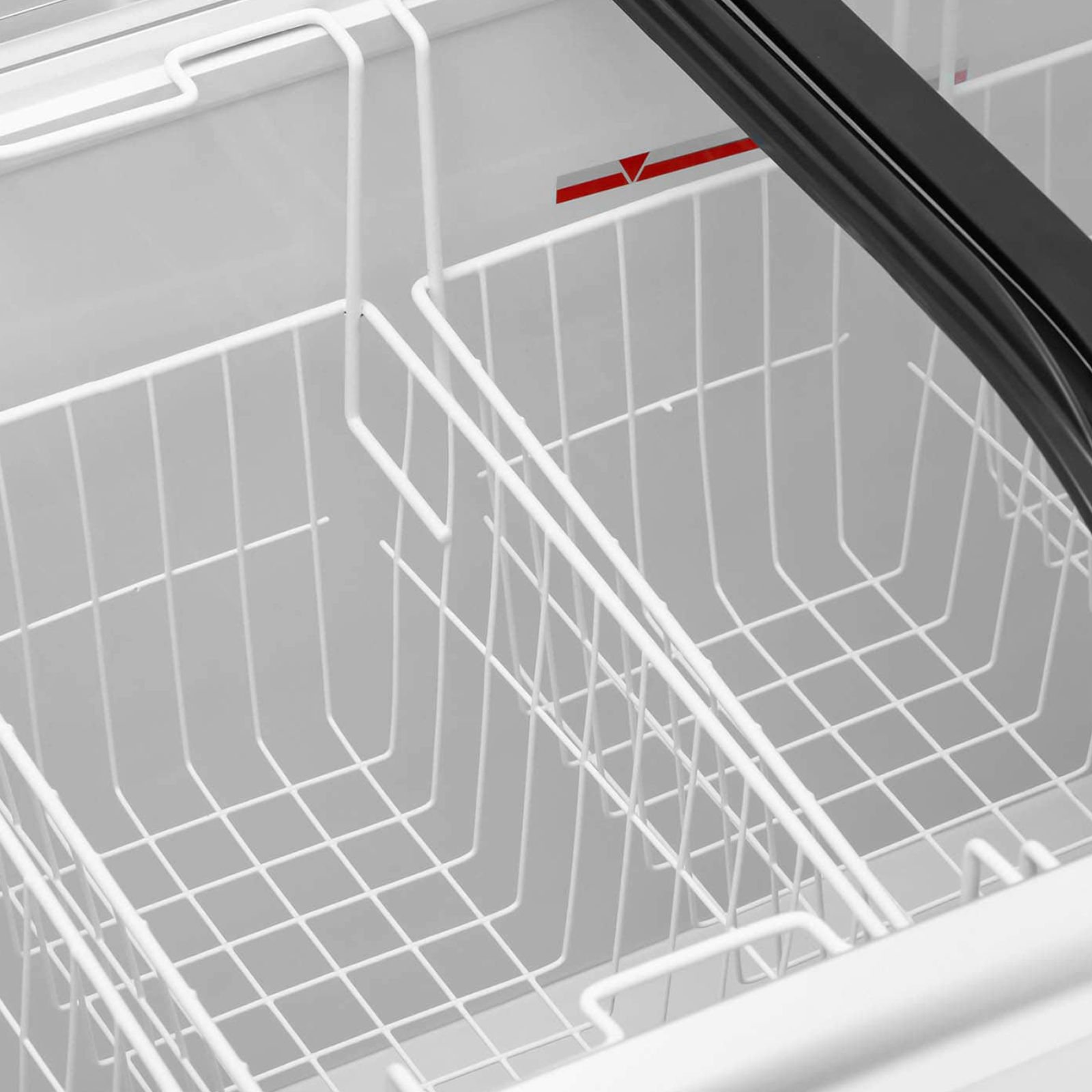 Stiklinis šaldiklis šaldytiems Maisto Produktams 180 L 180 W