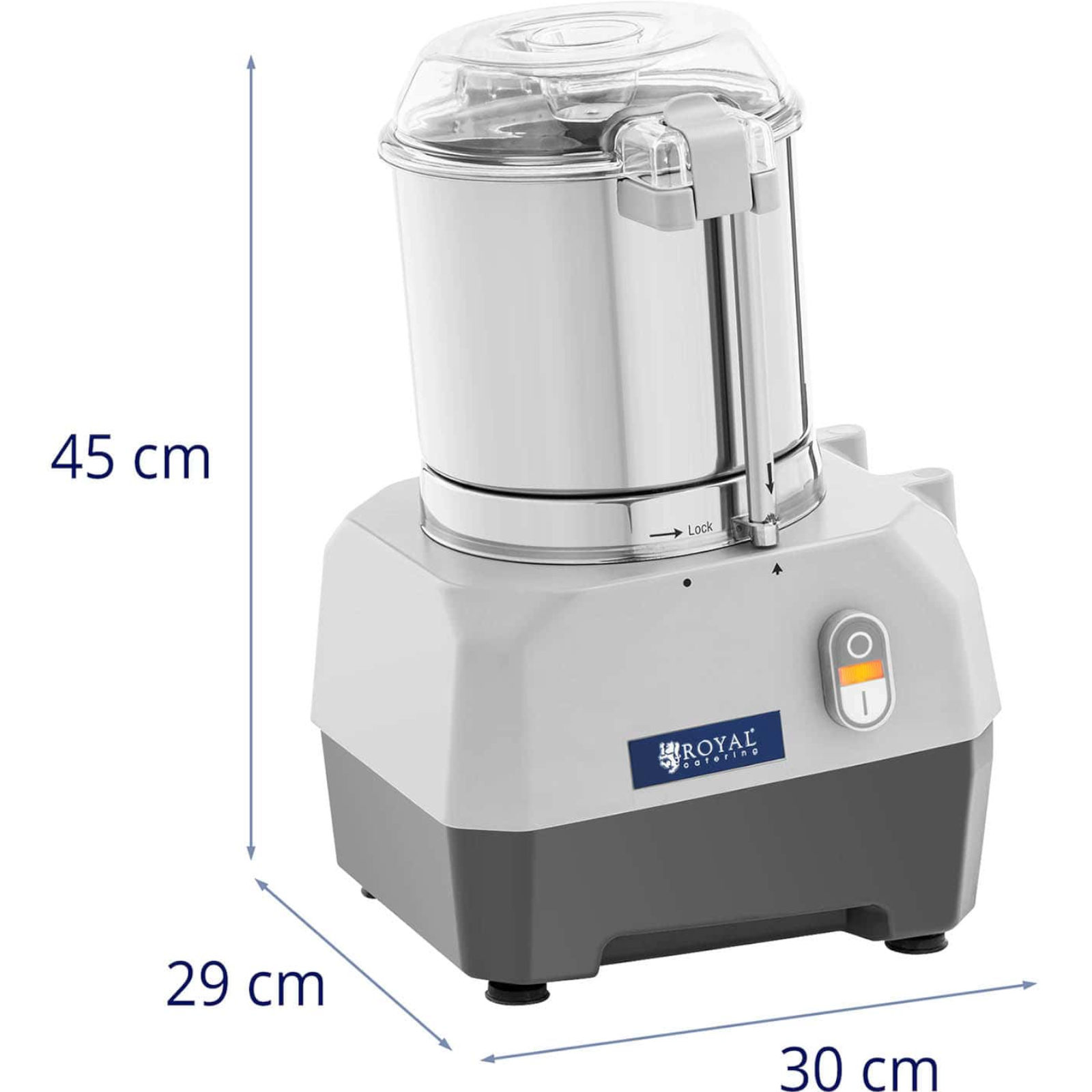 Maisto Smulkintuvas Mėsai, Daržovėms, Prieskoninėms žolelėms Maišyti 1500 Aps/min 5 L 735 W