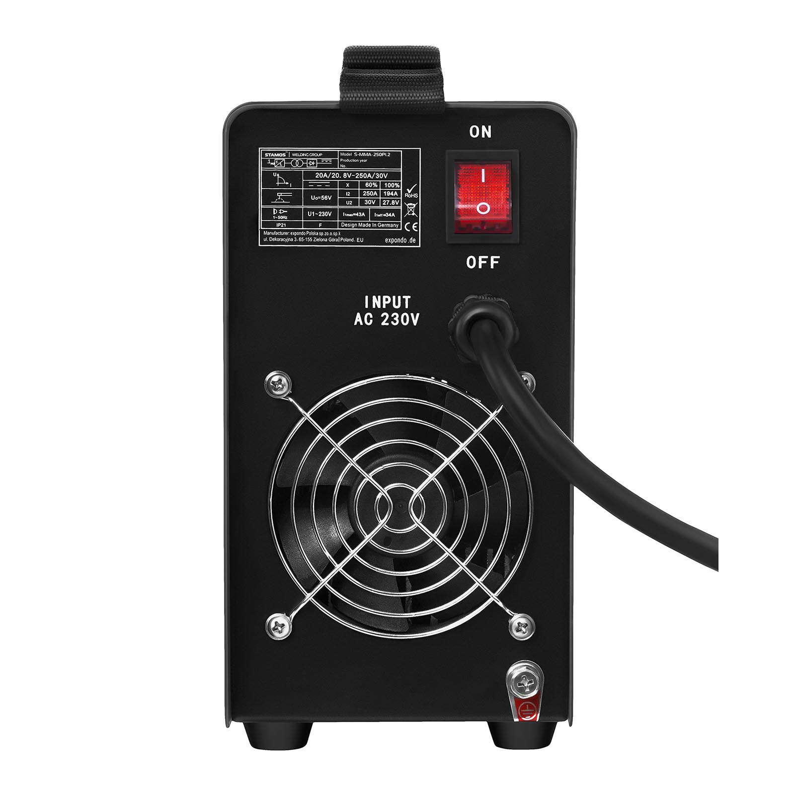 Kompaktiškas Patikimas Igbt Mma Suvirinimo Aparatas Su Led Ekranu 250a 230v S-mma-250pi.2