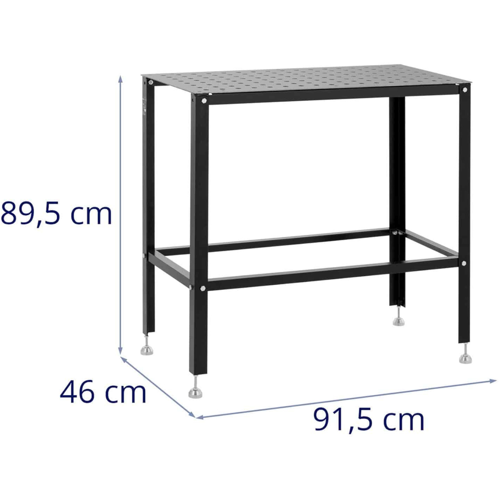 Surenkamasis Suvirinimo Stalas Su Perforuotu Viršumi 3 Mm 91,5 X 46 Cm Iki 100 Kg