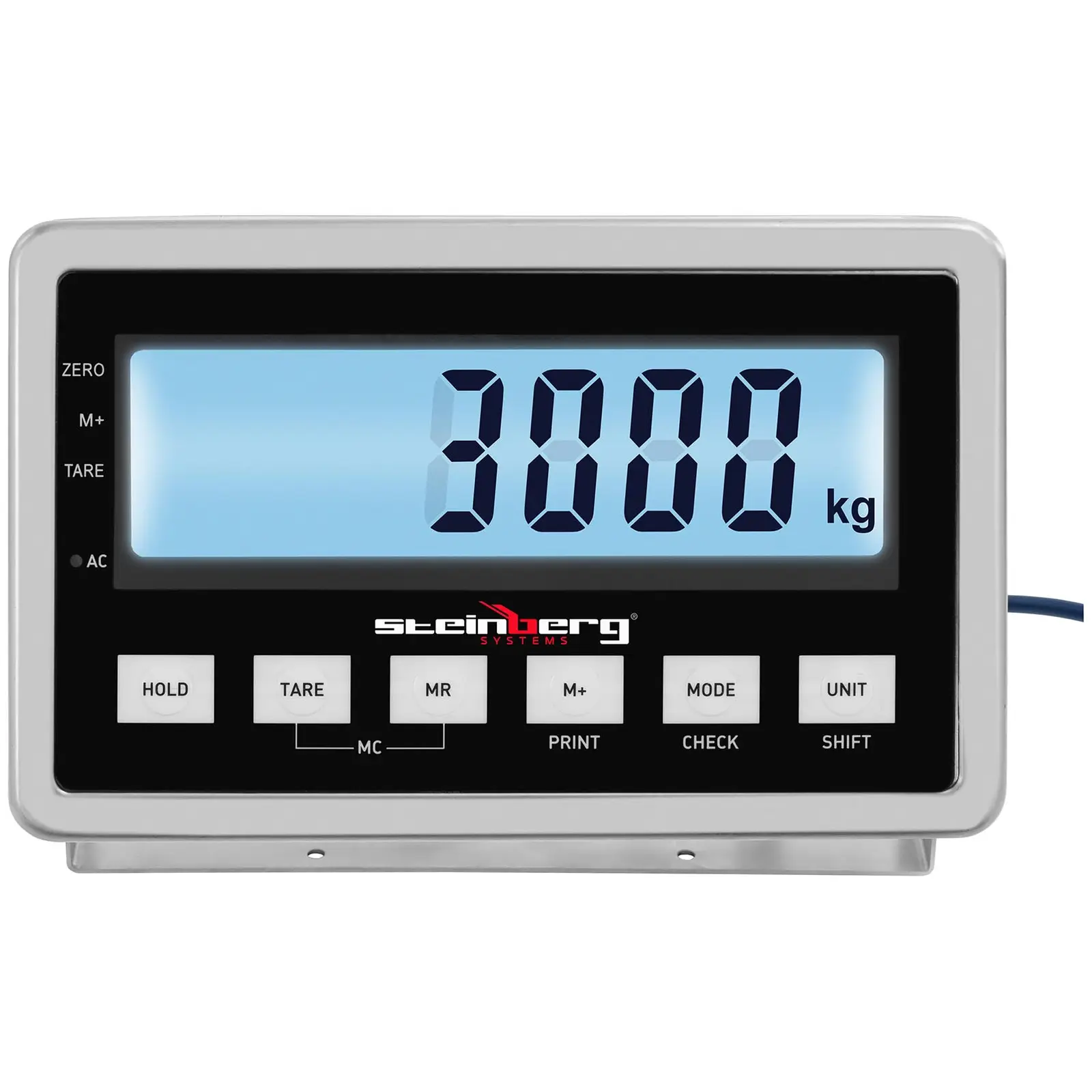 Lcd Platforminės Sandėliavimo Svarstyklės 150 X 150 Cm 3000 Kg / 1 Kg