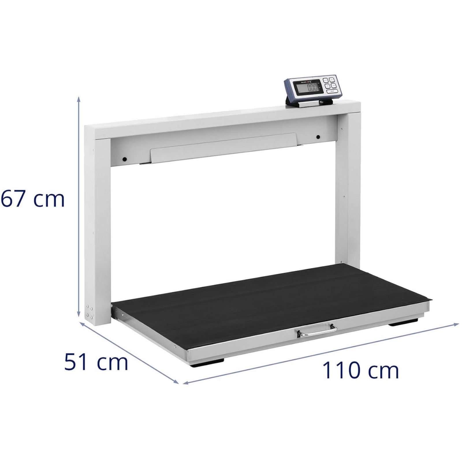 Sulankstomos Platforminės 95 X 50 Cm Lcd 150 Kg / 50 G Svarstyklės