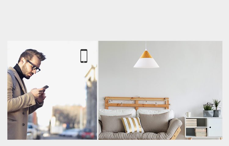 Jutiklinis šviesos Jungiklis Wifi 433 Mhz Rf Mygtukas Juodas T3eu1c-tx