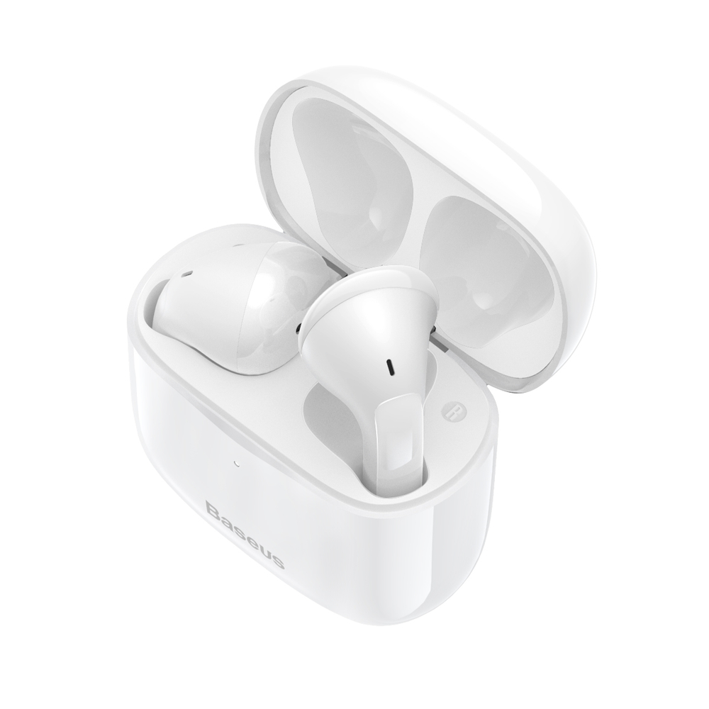 Belaidės "bluetooth 5.0 Tws" Ausinės į Ausis, Atsparios Vandeniui Ip64 E3, Baltos Spalvos
