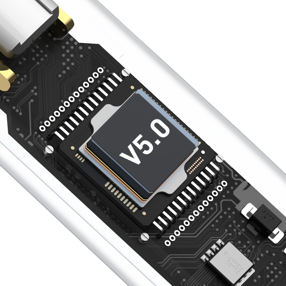 Belaidės "bluetooth 5.0 Tws" Ausinės į Ausis, Atsparios Vandeniui Ip64 E3, Baltos Spalvos