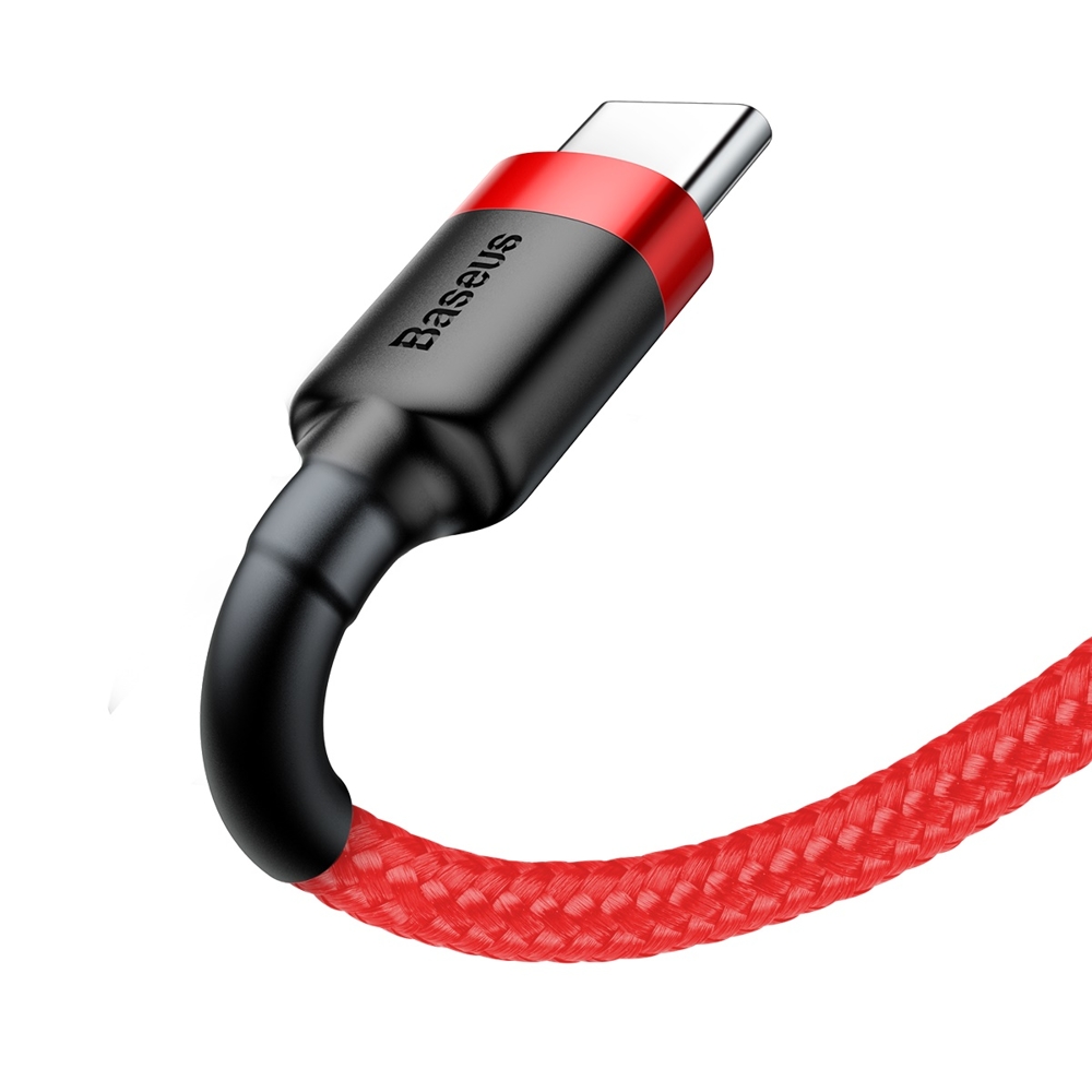 Stiprus Lankstus Kabelis Usb-c Qc3.0 2a 2m Raudonas