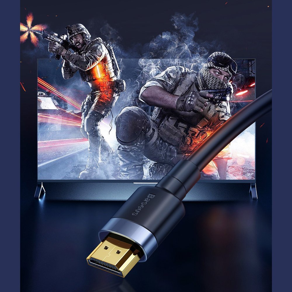 Hdmi 2.0 4k 60 Hz 3d 18 Gbps Kabelis 2 M Juodas