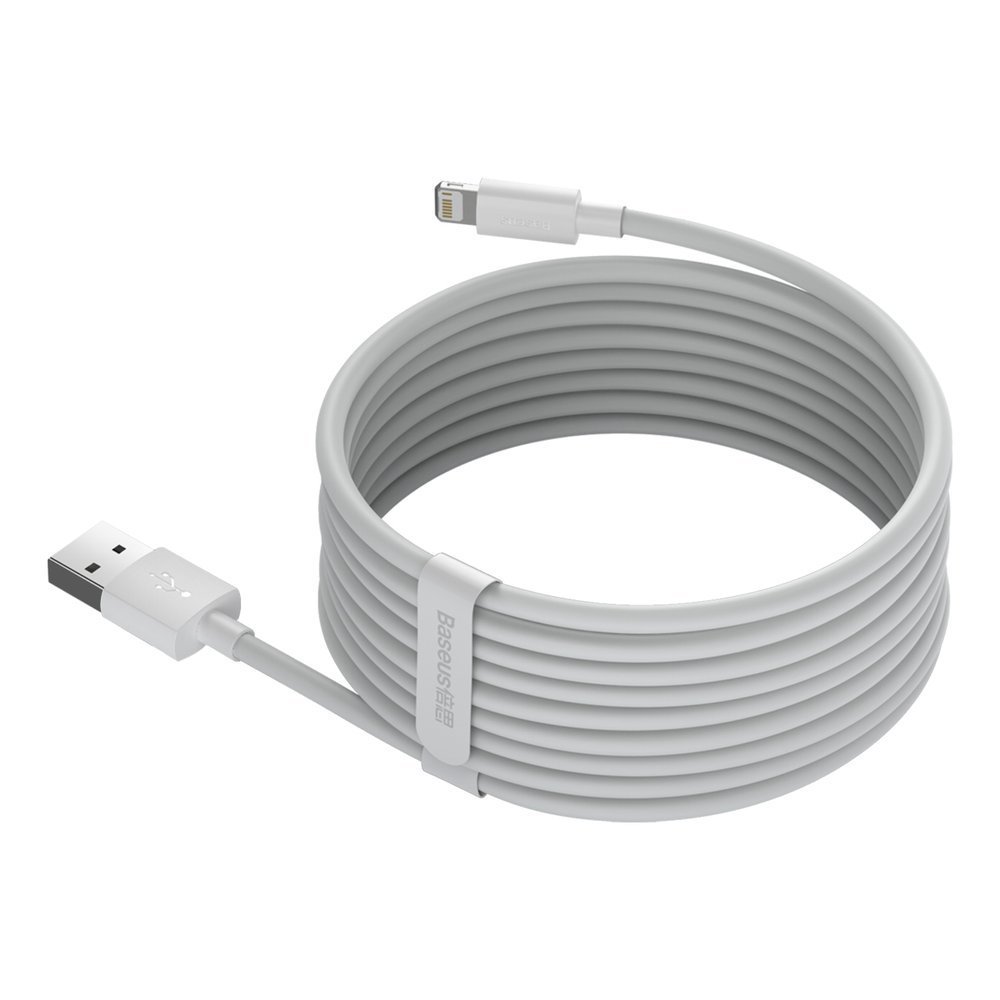 2x Usb Laidas Iphone Lightning Greitasis įkrovimas Power Delivery 1,5 M, Baltas