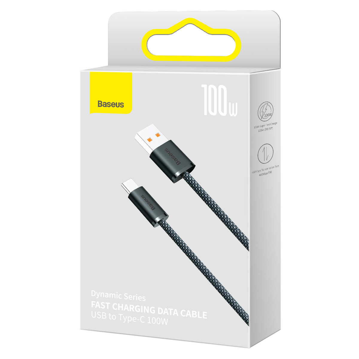 "dynamic Series" Usb-c 100w Kabelis 1 M Pilkos Spalvos