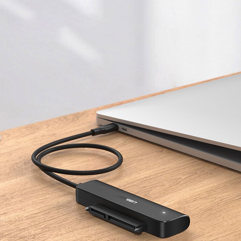 Adapteris Hdd Ssd 2,5'' Sata Iii 3.0 į Usb-c - Juodas
