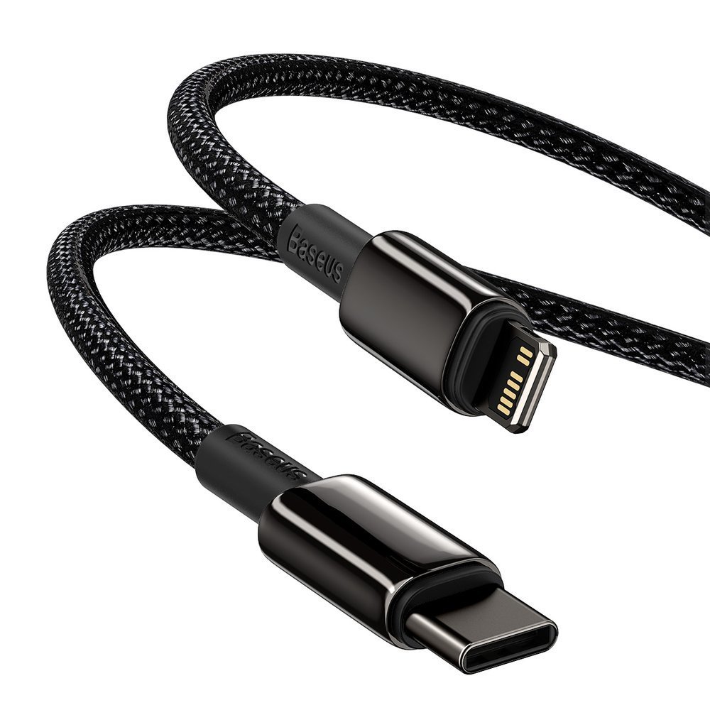 "iphone" Usb-c - "lightning" Greitojo įkrovimo 20w 2 M Kabelis - Visas Juodas