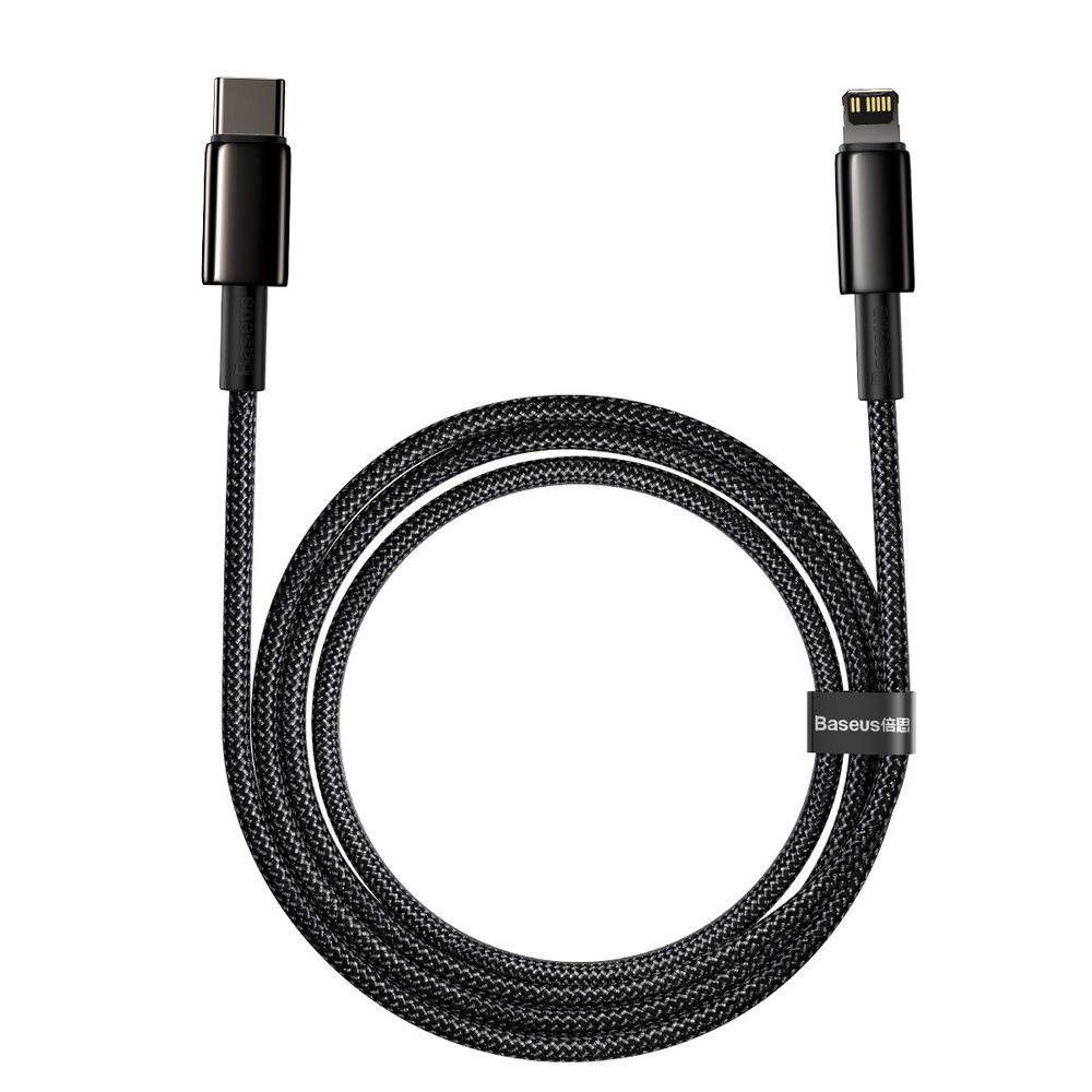 "iphone" Usb-c - "lightning" Greitojo įkrovimo 20w 2 M Kabelis - Visas Juodas