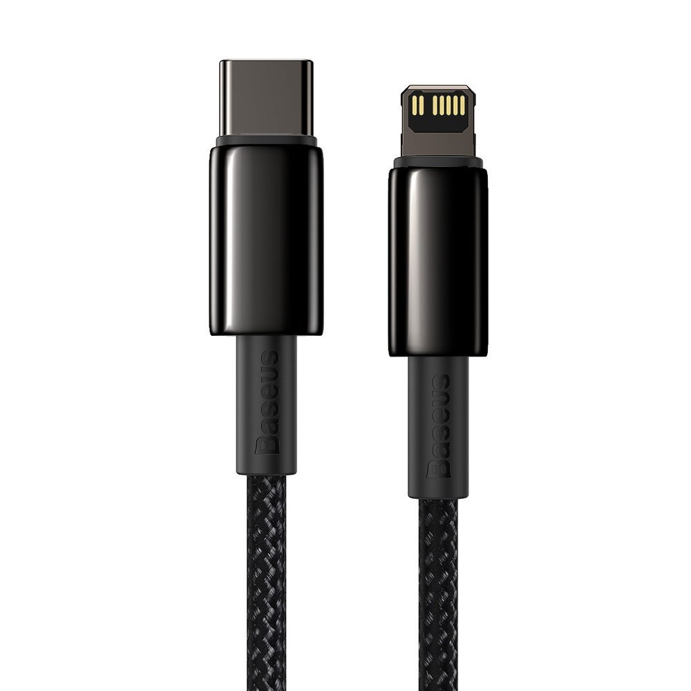 "iphone" Usb-c - "lightning" Greitojo įkrovimo 20w 2 M Kabelis - Visas Juodas