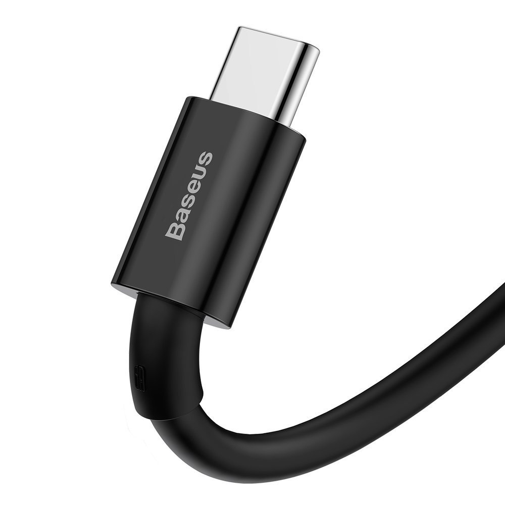 Aukščiausios Kokybės Laidas "huawei" Usb - Usb-c 11v / 6a Supercharge 2 M - Juodas